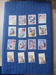 #3B,GET 16,Disney Us Postage Stamps, Assorted, FV.4.92