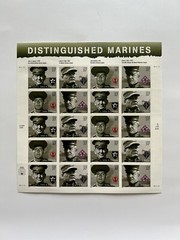 3 x 20 = 60 Stamps – DISTINGUISHED MARINES 37¢ Sc# 3961-3964 FV$22.20