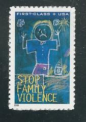 Scott #B-3… (37c + 8c) Cent…Stop Family Violence…2 Stamps