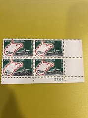 Scott # 1232 5 Cent West Virginia Statehood U.S. Postage Stamps
