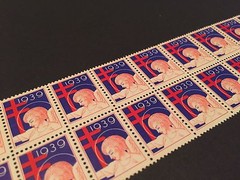 Double Strip (20x) Christmas Seals Cinderella Stamps Unused Mint US MNH-OG
