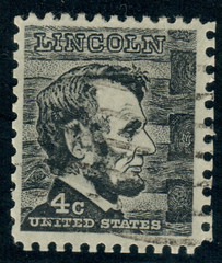 USA – 1965 – Prominent Americans – Abraham Lincoln – 4¢ – #3021