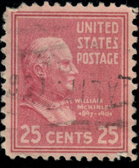 USA – 1938 – Presidential Issue – William McKinley – 25¢ – #3747