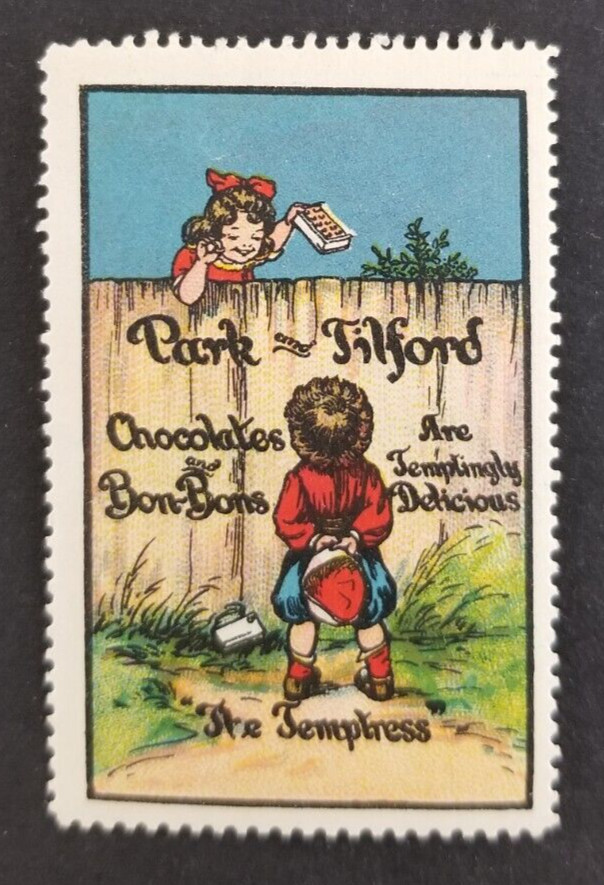 Vintage Park & Tilford’s Candy Poster Stamp