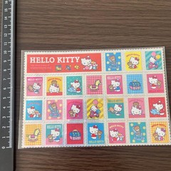 Kitty hologram stamp-style sticker