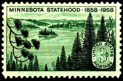 USA 1958 – Minnesota Statehood, 1858-1958 / MNH Collectible Stamp 😍 Scott #1106