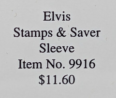 New Vintage USPS #9916 Elvis Legends of American Music 29 Cent Stamp Sleeve O23