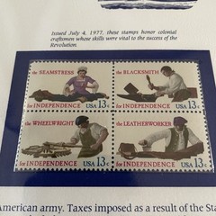 USA Stamp Series Panel THE STORM CLOUDS GATHER Postal Commemorative Society Pg 2