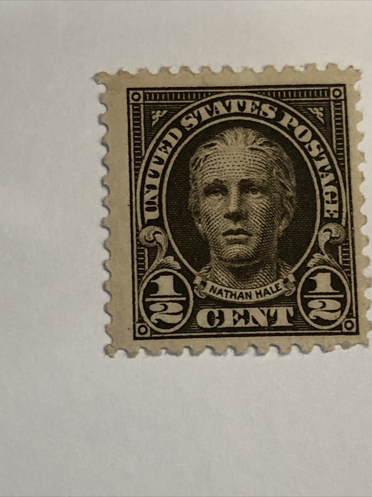Scott # 551 1922 – 25 1/2 Cent Nathan Hale U.S. Postage Stamp