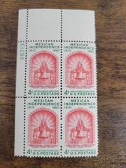 USPS Mexican Independence 1810-1960 4 Cent Stamps
