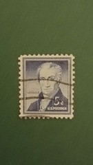 US Postage Stamp James Monroe 5 Cent SC #1038
