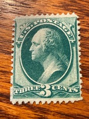 1870 Washington 3 Cent US Stamp Item#814