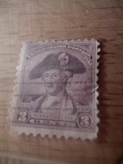 1932 3¢ Washington Bicentennial. Washington By Charles Willson Peale.