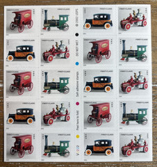 United States First-class 37¢ Antique Toys Postage Stamp #3626-29 3629e Booklet