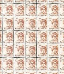 United States 19¢ Cherokee Nation Sequoyah Postage Stamp #1859 Pack of 100