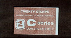 STAMPS Full Booklet of 20 # 1948a BK141 «C» (20c) NONDENOMINATED SERIES 1981