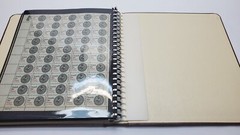 US Full Sheet x30 Postage Stamp Album Collection Vintage + Postal Bulletins!
