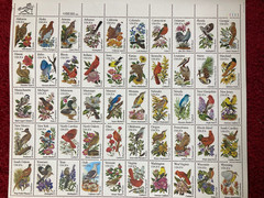 USPS 1982 State Birds & Flowers FULL SHEET MINT UNUSED (items #1953-2002)