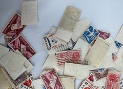 Canceled Vintage 1950s US Airmail Special Delivery and Commemorative Stamp Lot
