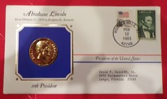 Stamp – Lincoln in Syracuse, Funeral Train Passed Through Here, PLS READ DESCRIP