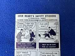 vintage NEW YORK CITY POLICE safety stamp DRIVE SAFE automotive CINDERELLA cross
