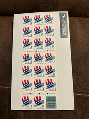 Scott #3268. H First Class Rate 1998 booklet pane of 20. Sealed. MNH.