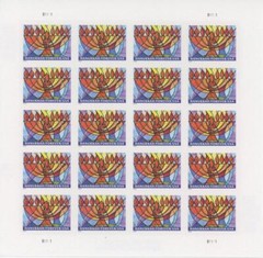 US SCOTT 5748 SHEET OF 20 HANUKKAH 2022 FOREVER STAMPS MNH