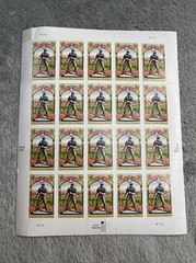 US SCOTT 4341 PANE OF 20 TAKE ME OUT TO THE BALL GAME 42 CENT FACE MNH