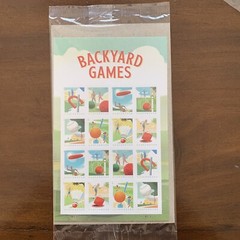 USPS #5627-34 NEW Back Yard Games Forever Stamps Pane of 16 MNH