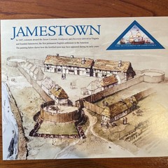 USA 2007 JAMESTOWN COLONY 400 YEAR ANNIVERSARY 1607-2007 SCOTT 4136 PANE 20 MNH