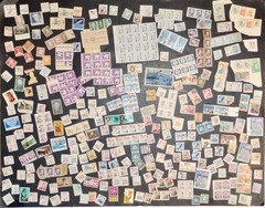 Mixed Lot of 200+ U.S. Vintage Stamps– High Denomination, non cancelled, Nice!!
