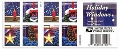 40 FOREVER STAMPS USPS 2 Booklets CHRISTMAS Holiday Windows