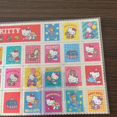 Kitty hologram stamp-style sticker
