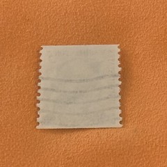 Vintage George Washington Blue 5 Cent Stamp (12)
