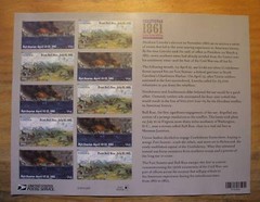 The Civil War -1861 Commemorative Stamps -2011 Issue -12 Stamps – Souvenir Sheet