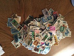 Off Paper US Postage Stamp Charity Mixture