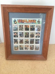 1994 USPS Civil War Full Sheet of 20 Stamps in frame