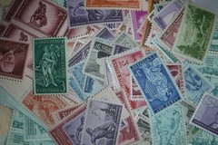Lot of Unused 3 Cent Stamps, 100 Vintage Three Cent U.S. Postage Stamps