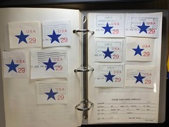 US FDC # U619 , 29c USA Star 1991,Used (11 pcs)