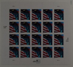 US SCOTT 3978 BOOKLET OF 20 US FLAG STAMPS 39 CENT FACE MNH