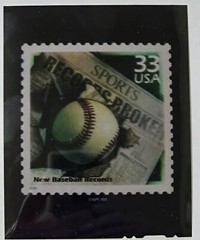 2000 US Scott #3191a USPS Publicity Photo Negative Baseball Broken Records
