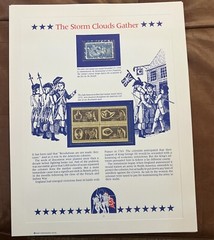 Postal Commemorative Society Road To Freedom “THE STORM CLOUDS GATHER” Stamps