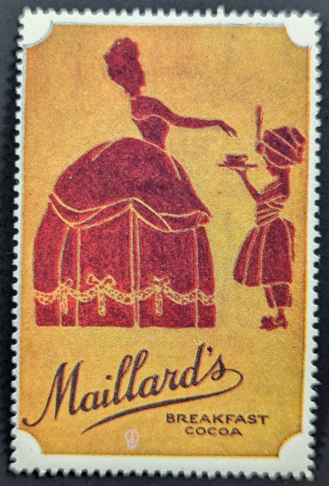 Vintage Maillard’s Breakfast Cocoa Chocolate Candy Poster Stamp