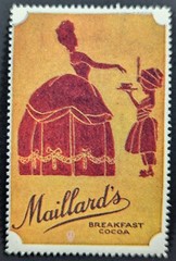 Vintage Maillard’s Breakfast Cocoa Chocolate Candy Poster Stamp