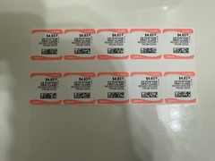 Discount Stamps 200 $4.63 Cents Face Value.