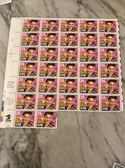 Elvis Presley Stamps 1992 Certified