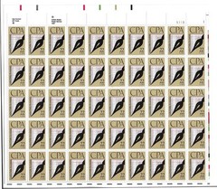 US SCOTT 2361 PANE OF 50 C P A STAMPS 22 CENT FACE MNH