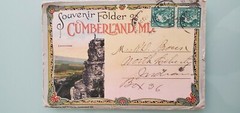 1912 WASHINGTON 1 CENT Ultra-rare Double on Antique Postcard Pack Cumberland, MD