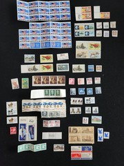 Lot 82 Vintage US Stamps Mint MNH 1970s Apollo Soyuz Wildlife Bicentennial Rare