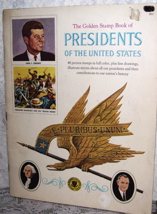 1966 Vintage Stamp Book President’s of the United States